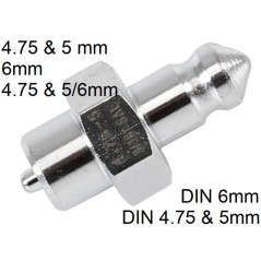 Mandrin DIN pour Perceuse 4,75 5 mm - Précision et Fiabilité - BGS