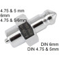 Mandrin DIN pour Perceuse 4,75 5 mm - Précision et Fiabilité - BGS