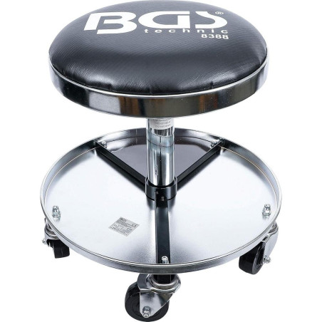Tabouret d Atelier avec 5 Rouleaux Ø 360 mm - Stable et Mobile - - BGS