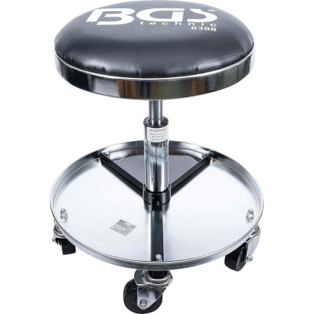 Tabouret d Atelier avec 5 Rouleaux Ø 360 mm - Stable et Mobile - - BGS