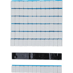 Masse d Équilibrage 50 pcs - 12 x 5 g - Fixation Précise et Durable, Acier - D-Work