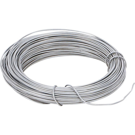 Fil de Fer de Sécurité 15 m - Acier Inoxydable - Résistant et Durable - BGS