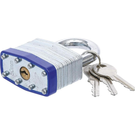 Cadenas de Sécurité 50 mm - Acier, Résistant et Fiable - D-Work