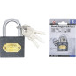 Cadenas Type S 32 mm - Acier, Compact et Sécurisé - BGS