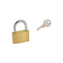 Cadenas Type S 32 mm - Acier, Compact et Sécurisé - BGS