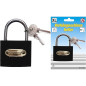 Cadenas XL 46 mm - Acier, Sécurité Renforcée - D-Work Cadenas XL 46 mm - Acier, Sécurité Renforcée - D-Work
