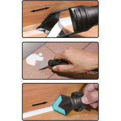 Décolleur de Joint Silicone et Jeu de Spatules 7 Pièces - Outils Polyvalents pour Décapage et Finition - BGS