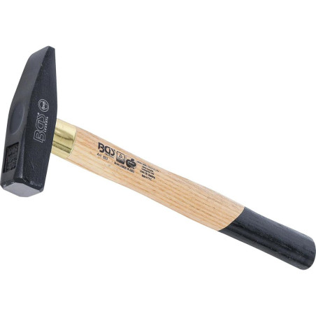 Marteau Mécanicien 400 g - Manche Bois, Norme DIN 1041 - Précision et Confort d Usage - BGS