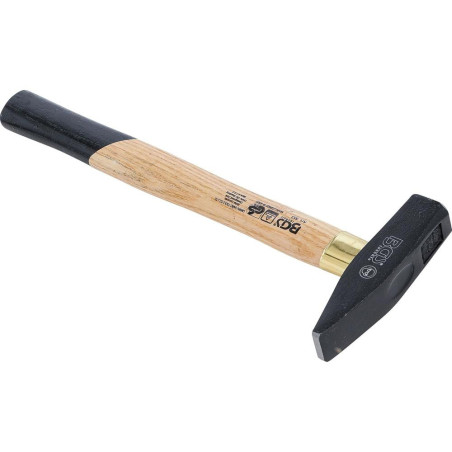 Marteau Mécanicien 400 g - Manche Bois, Norme DIN 1041 - Précision et Confort d Usage - BGS
