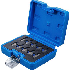 Jeu d Extracteurs de Vis 10 pcs - Dévissage Facile et Rapide, Pro - Acier Résistant - D-Work