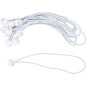 Jeu de Caoutchoucs de Serrage avec Bille 27 cm - 10 Pièces - Fixation Fiable et Durable - BGS
