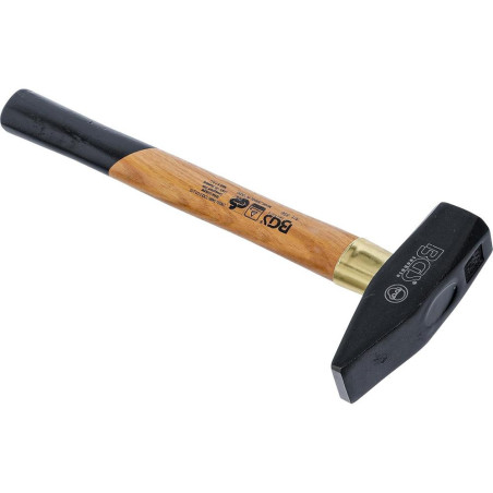 Marteau Mécanicien 1000 g - Manche Bois, Norme DIN 1041 - Précision et Robustesse - D-Work