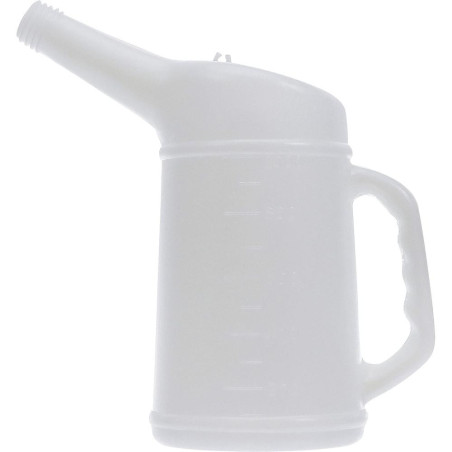 Broc 1L - Plastique, Transparent - Léger et Pratique pour Usage Domestique - BGS