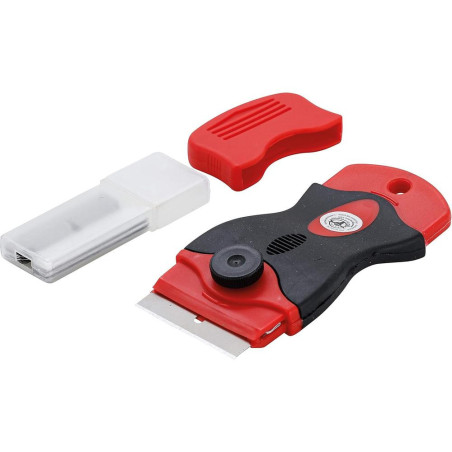 Grattoir Universel 38 mm - 5 Lames Incluses - Précision et Polyvalence, Acier - D-Work