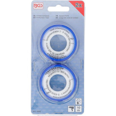 Isolant PTFE 10 m - 2 pcs, l. 7,9 cm, Ep. 2,4 cm - Résistant et Isolant Thermique - D-Work