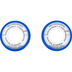 Isolant PTFE 10 m - 2 pcs, l. 7,9 cm, Ep. 2,4 cm - Résistant et Isolant Thermique - D-Work