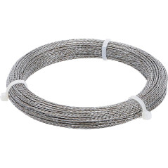 Corde à Piano Nouée 25 m - Acier, Résistante et Polyvalente - D-Work