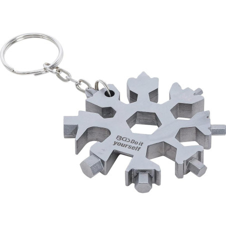 Outil Multifonctions 18-en-1 - Compact et Polyvalent pour Bricolage, Zones Difficiles - Acier Inoxydable - D-Work