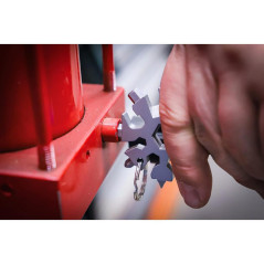 Outil Multifonctions 18-en-1 - Acier Inoxydable - Compact et Polyvalent pour Bricolage - BGS