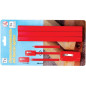 Crayons de Menuisier 7 pièces 175 mm - Avec Taille-Crayon - Précision et Praticité - BGS