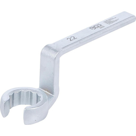 Clé à Œil Spéciale pour Sondes Lambda 22 mm - Acier, Ouverte - Précision et Durabilité - BGS