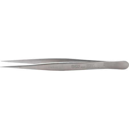 Pincette Pointue Droite 125 mm - Précision et Durabilité, Acier Inoxydable - D-Work