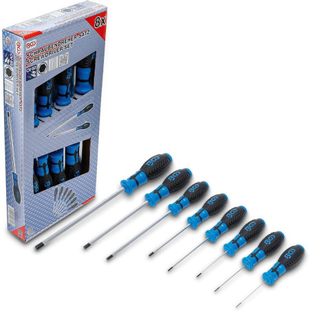 Jeu de Tournevis Six Pans Intérieurs 8 pcs - Précision et Confort d Utilisation, Acier Résistant - D-Work