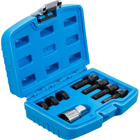 Kit de Filets Rapportés pour Boulons et Écrous de Roue M12 M14 - 8 Pièces - Réparation Fiable et Durable - BGS