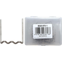 Agrafes de Réparation Forme U D.0,6 mm - 100 pcs - Fixation Précise et Durable, Acier, Pro - D-Work