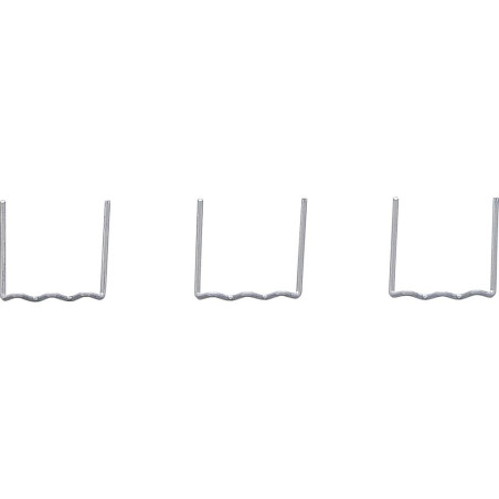 Agrafes de Réparation Forme U D.0,8 mm - 100 pcs - Fixation Précise et Durable - Acier - D-Work