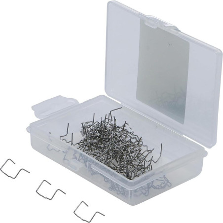 Agrafes de Réparation Forme L Ø0,6 mm - 100 Pièces - Fixation Précise et Durable - BGS