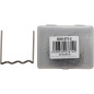 Agrafes de Réparation Forme U D.0,8 mm - 100 pcs - Fixation Précise et Durable - Acier - D-Work Agrafes de Réparation Forme U D.0,8 mm - 100 pcs - Fixation Précise et Durable - Acier - D-Work