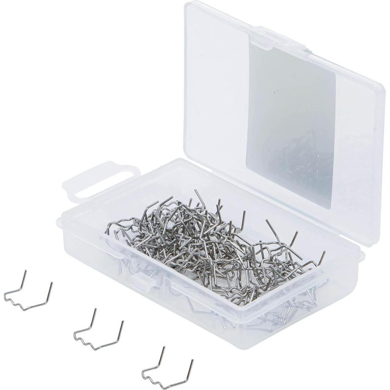 Agrafes de Réparation Forme L D.0,8 mm - 100 pcs - Fixation Précise et Durable, Pro - D-Work Agrafes de Réparation Forme L D.0,8 mm - 100 pcs - Fixation Précise et Durable, Pro - D-Work
