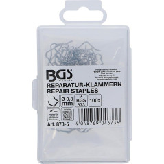 Agrafes de Réparation Forme L D.0,8 mm - 100 pcs - Fixation Précise et Durable, Pro - D-Work