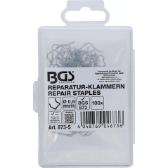 Agrafes de Réparation Forme L D.0,8 mm - 100 pcs - Fixation Précise et Durable, Pro - D-Work