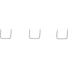 Agrafes de Réparation Forme L D.0,8 mm - 100 pcs - Fixation Précise et Durable, Pro - D-Work