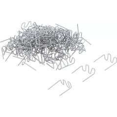 Agrafes de Réparation Forme W Ø0,6 mm - 100 Pièces - Résistantes et Pratiques - BGS