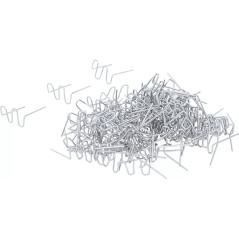 Agrafes de Réparation Forme W Ø0,6 mm - 100 Pièces - Résistantes et Pratiques - BGS
