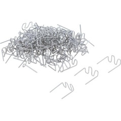 Agrafes de Réparation Forme W Ø0,6 mm - 100 Pièces - Résistantes et Pratiques - BGS