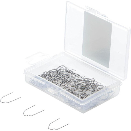 Agrafes de Réparation Forme V Ø0,6 mm - 100 Pièces - Résistantes et Pratiques pour Fixations Rapides - BGS