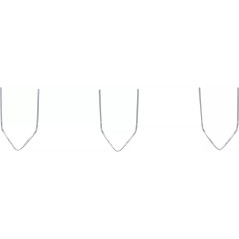 Agrafes de Réparation Forme V Ø0,6 mm - 100 Pièces - Résistantes et Pratiques pour Fixations Rapides - BGS