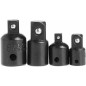 Jeu d'Adaptateurs de Douilles 4 pcs - Acier, Compact et Pratique - D-Work Jeu d'Adaptateurs de Douilles 4 pcs - Acier, Compact et Pratique - D-Work