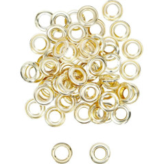 Assortiment d’Œillets 12,5 x 21 mm - 40 Pièces - Résistants et Pratiques pour Fixation et Renfort - BGS