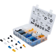 Assortiment d’Œillets 12,5 x 21 mm - 40 Pièces - Résistants et Pratiques pour Fixation et Renfort - BGS