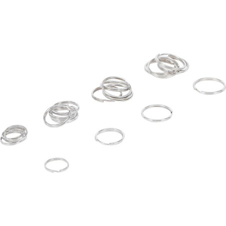 Assortiment de Bagues à Clés 20 pcs - Pro - Acier, Précision et Durabilité - D-Work