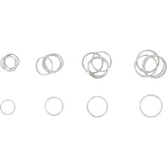 Assortiment de Bagues à Clés 20 pcs - Pro - Acier, Précision et Durabilité - D-Work