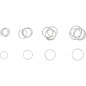 Assortiment de Bagues à Clés 20 pcs - Acier, Précision et Durabilité - Pro - D-Work