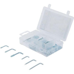Assortiment de Crochets à Tableau Acier - 48 Pièces - Résistants et Pratiques pour Accrochage Facile - BGS