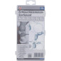 Assortiment de Pinces pour Colliers 25 pièces - Acier, Précision et Polyvalence - - BGS