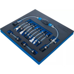 Insert Kit de Purge avec Pompe d Amorçage Basse Pression Diesel 12 pièces - Compatible Ford, PSA, Opel, Fiat, Rover, Land - BGS